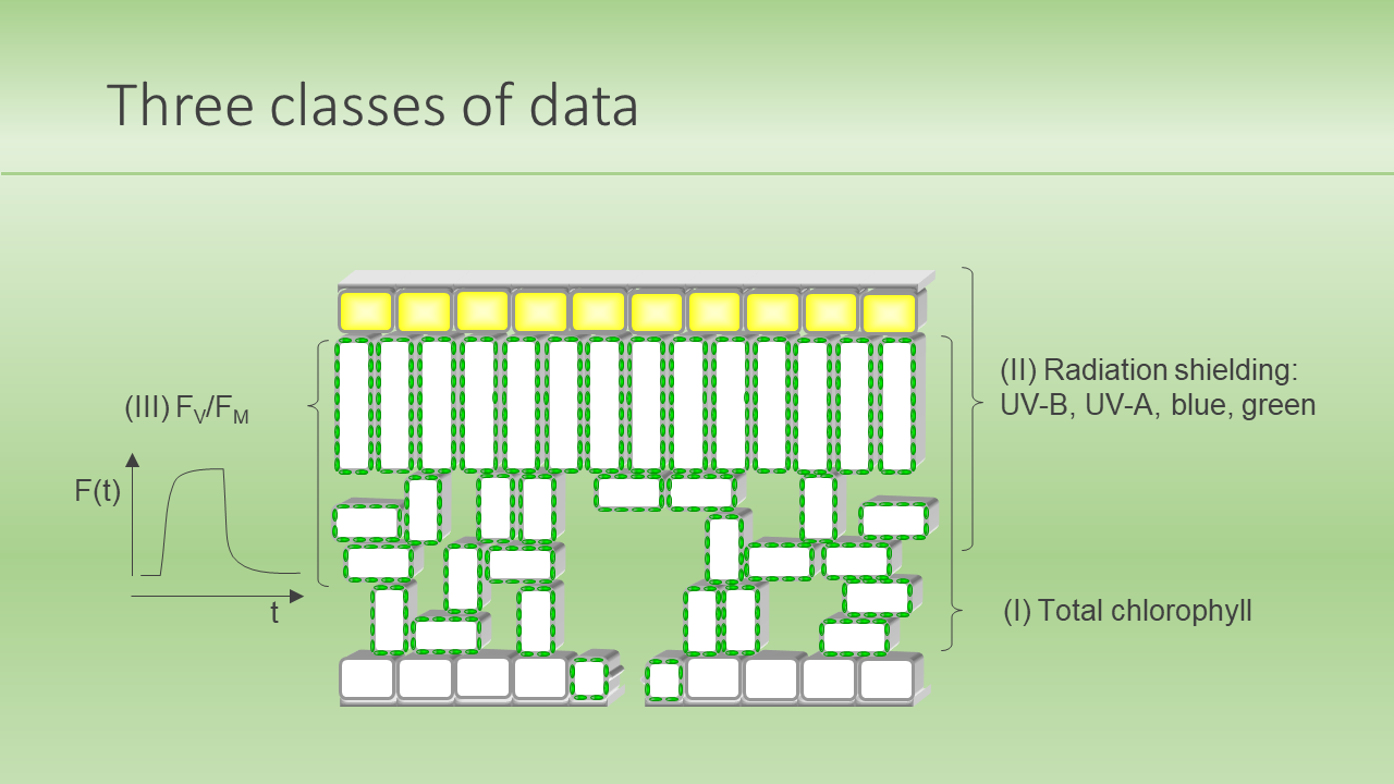 Three classes of data